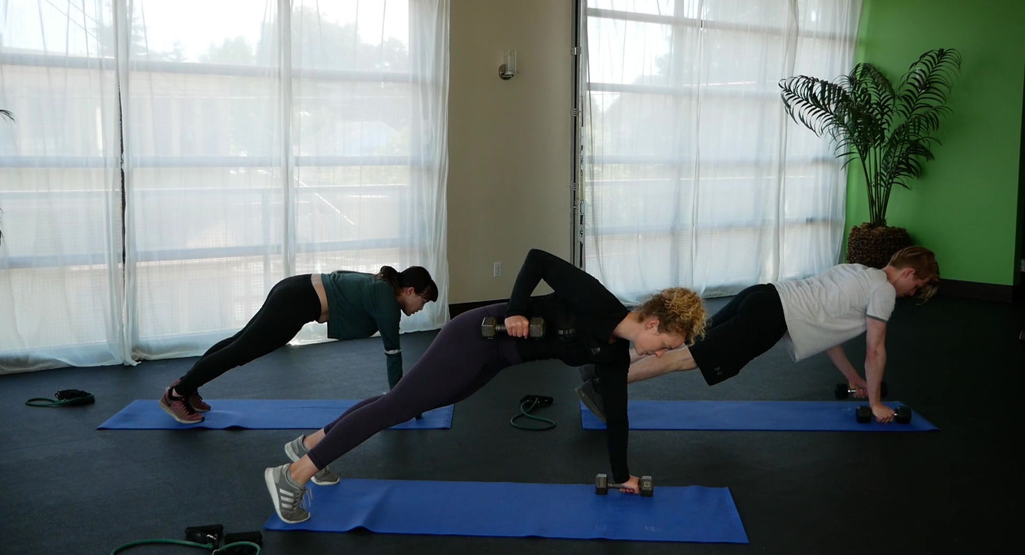 Upper Body Strength with Bands and Free Weights